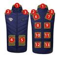 thumbnail image 2 of guisaled Heated Vest for Men Battery Pack Not Included 9 Heating Zones Lightweight Warm Heated Jackets Winter Outdoor Hunting Vests, 2 of 3