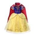 thumbnail image 1 of Vestido de Blancanieves de Disney para niñas, disfraz de princesa con capa, vestido de baile de encaje para Halloween, ropa de fiesta de cumpleaños para niños Fivean unisex, 1 of 2