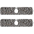 thumbnail image 2 of Brown Leopard Print Faucet Absorbent Sink Mat 2PCS Kitchen Drying Faucet Mats, Microfiber Absorbent Pad for Bathroom Counter Sink Cleaning, 30x5.5in, 2 of 7