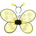 thumbnail image 1 of Halloween Bumble Bee Costume Bee Wings and Headband Set Costumes Accessories for Kids, 1 of 5