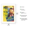 thumbnail image 2 of In a Lonely Place (Muerte en un Beso) - Starring Humphrey Bogart & Gloria Grahame - Vintage Argentina Film Noir Movie Poster c.1950 - Bamboo Fine Art 290gsm Paper Print (Unframed) 18x24in, 2 of 4