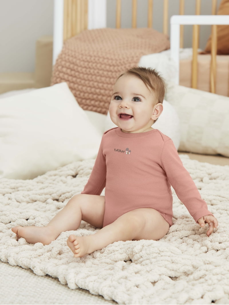 Bliss by Garanimals Baby Boys or Girls Cotton Days of the Week