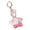 Pale pink whale, variant on Unique Pentagrams Oil Liquid Keychain with Cartoon Animals Acrylic Star Shaped Keyring Decoration Unique Gift for Friend