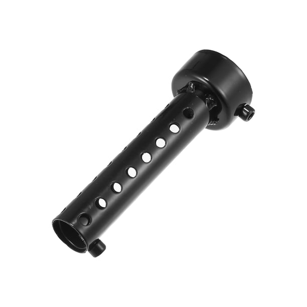 45mm Motocicleta Escape Silenciador Escape Insertar Silenciador Tubería Negro