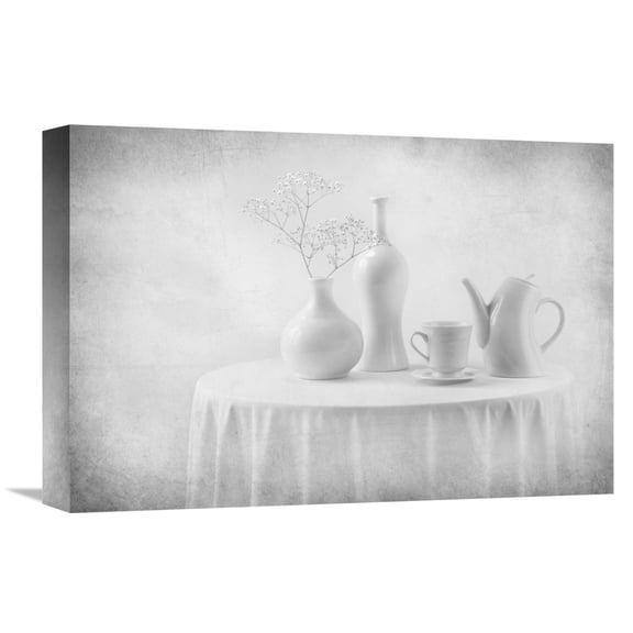 Global Gallery Margareth Perfoncio,'A White Dream' Stretched Canvas Artwork