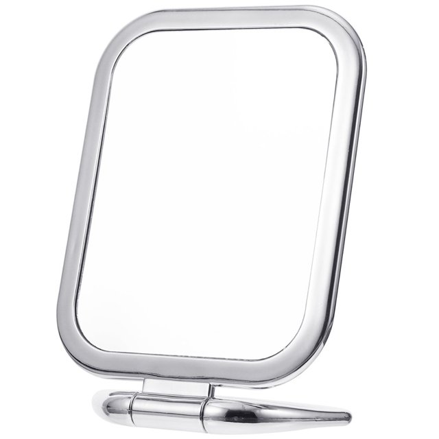 Bamboohart Double Sided Makeup Mirror Vanity Mirrors Face Tables Light Baby Miss Silver