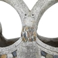 thumbnail image 4 of DecMode 18" x 15" Indoor Outdoor Gray Fiberglass Butterfly Planter with Stone Mosaic Design, 4 of 8