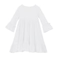 thumbnail image 7 of 12 Month Girl Clothes Muslim Dresses Girls with Hijab Solid Color Long Sleeved Dress+Headscarf Dress Set for Children and Girls During The Muslim Holy Month Of Ramadan,6 Month-8 Years, 7 of 7