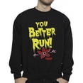 thumbnail image 3 of Netflix Chandail en Molleton Stranger Things pour Hommes "You Better Run", 3 of 4