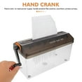 thumbnail image 3 of TEHAUX Black Manual Paper Shredder for Home Office Portable Handheld Shredder with Steel Components, 3 of 8