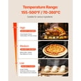 thumbnail image 5 of VEVOR Commercial Convection Oven, 66L/60Qt, Half-Size Conventional Oven Countertop, 1800W 4-Tier Toaster w/Front Glass Door, Electric Baking Oven with Tray & Wire Racks (120V, 5-15P Plug & Outlet), 5 of 9