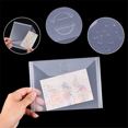 thumbnail image 4 of 20Pcs Clear Stamp and Die Storage Bag, 5 x 7 Inch Stencil Storage for DieCuts Stencil Album Stamp Scrapbooking, 4 of 8
