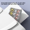 thumbnail image 4 of JIEMUCES Monthly Pill Organizer Transparent Storage Box Food Grade BPA Free Large Capacity 30 Days Pill Box Organizer, 4 of 8