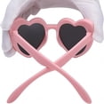 thumbnail image 5 of HBMYN Kids Polarized Heart Girls Sunglasses for Toddler Bendable Sunglasses Shades Age 2-8, 5 of 6