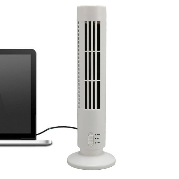 Ventilador De Escritorio De Mini Torre, Ventilador De Torre De Enfriamiento De Escritorio De Bajo Ruido Sin Cuchillas, Alimentado Por USB, Para La Casa De La Oficina Del