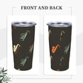 thumbnail image 3 of Saxophone Music Instrument Vintage Stainless Steel Tumbler with Lid and Straw 20oz Vacuum Insulated Travel Mug for Hot & Cold Drinks Coffee Wine Water Cup, 3 of 7