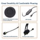 thumbnail image 2 of Auriculares para uso de computadora, auriculares con cable, auriculares de oficina, auriculares de tráfico de clase de red de servicio al cliente,, 2 of 6