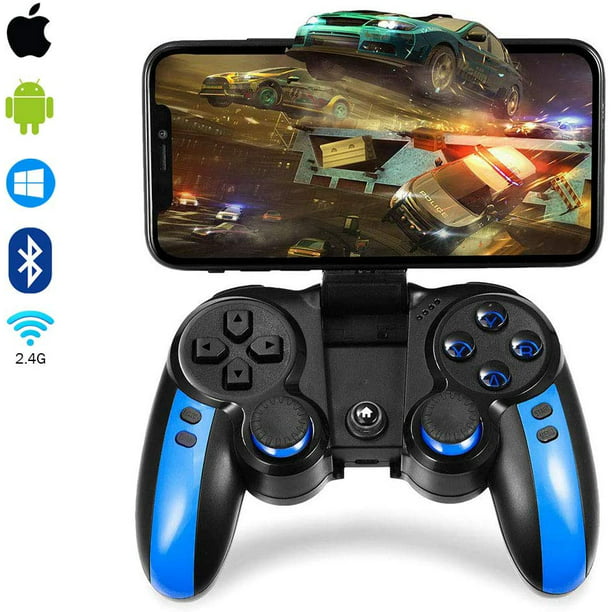 Luxmo Mobile Game Controller Wireless Bluetooth Gamepad Joystick Video Games Controller Compatible With Ios Android Iphone Tablet Pc Tv Box Perfect For The Most Games Walmart Com Walmart Com