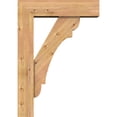 thumbnail image 3 of Ekena Millwork 7 1/2"W x 28"D x 40"H Olympic Block Smooth Bracket w/ Offset Brace, Western Red Cedar, 3 of 25