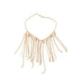 thumbnail image 1 of Cristal Oro Borla Tobillo Cadena Tobillera Pie Joyería Sandal Beach Sunnimix tobillera pulsera en el tobillo, 1 of 5