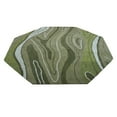 thumbnail image 6 of Rugsotic Carpets Hand Tufted Wool Eco-Friendly Area Rugs - 6'x6', Octagon, Green, Modern Contemporary Design, High Pile Handmade Anti Skid Rugs for Living Room, Bed Room (K00672), 6 of 6