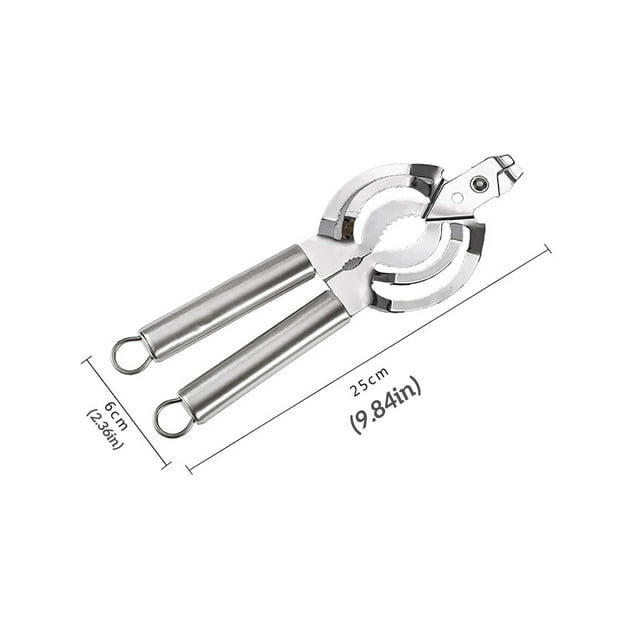 Herunwer Stainless Steel Multi-Functional Jar Opener, Powerful Can Opener Tool for Kitchen and Household