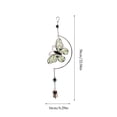 thumbnail image 6 of qolami Wind Chimes Butterfly, Garden Small Wind Chime for Home Decor, Metal Butterfies Bell for Garden Valentines Day Gift Decoration Indoor/Outdoor, 6 of 6