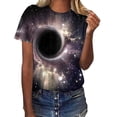 thumbnail image 1 of Cathalem Hauts Courts Oversize pour Femmes T-Shirt Graphique Manches Courtes Cadeau de la Saint-Valentin, Or S, 1 of 4
