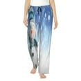 thumbnail image 2 of Kdxio Women's Comfy Stretch Christmas Snowman In The SnowPrint Drawstring Pajama Pants-XX-Large, 2 of 9