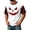 White, variant on Big and Tall Halloween Tshirt for Men Casual Pumpkin Print Tee for Wear with Short Sleeves and Halloween Graphic Top Men’s T Shirt White XL