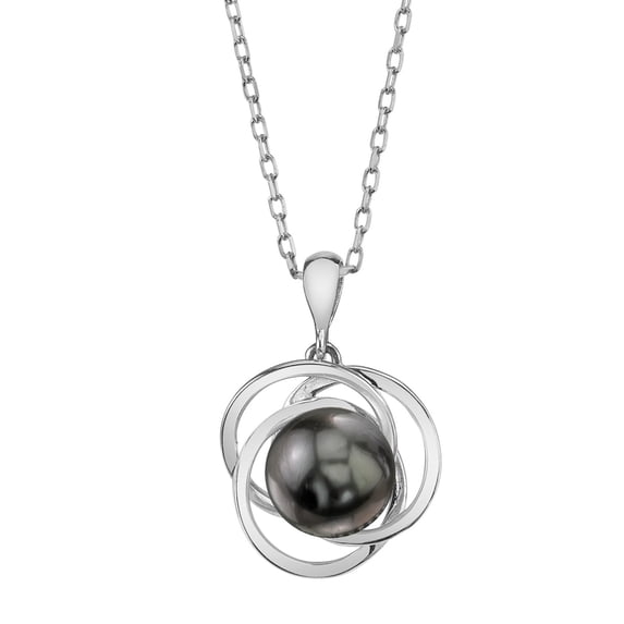 14K Gold Tahitian South Sea Cultured Pearl Lexi Pendant Necklace - AAA Quality