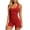 Red, variant on ZyeKqe 2 Piece Workout Sets for Women Square Neck Cropped Tank Tops Tight Gym Shorts Casual Sports Yoga Tracksuits