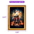 thumbnail image 5 of Happy Halloween Vampire Rottweiler BOO with Pumpkins Fun and Spooky Acrylic Plaque with Wood Photo Frame Box Rottie Dog Lover Gifts Idea Light Box - 00018, 5 of 5