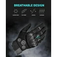 thumbnail image 2 of Tactical Gloves for Men, Motorcycle Gloves Hard Shell Knuckle Protection Leather Palm Shooting Gloves for Airsoft Paintball Shooting Climbing Training Riding, 2 of 6