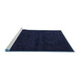thumbnail image 2 of Ahgly Company Machine Washable Indoor Rectangle Solid Blue Modern Area Rugs, 7' x 10', 2 of 4