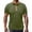 Army Green, variant on Fnnxeal Mens Casual Slim Fit Polo Shirt Short Sleeve Nylon Spandex Breathable Stretch Contrast Collar Everyday Wear Gray,Size 2XL