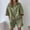 Army Green#1, variant on CheerKidz Womens Summer Casual Solid Color Short Sleeve Top and Shorts Set Comfortable Two Piece Outfit