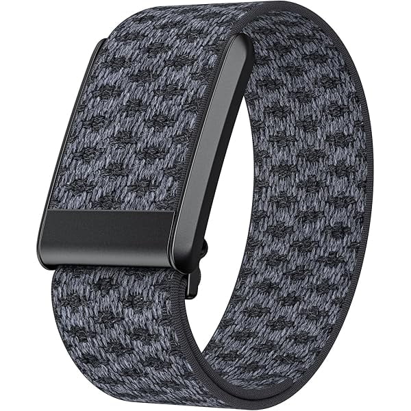 wonima11 Wrist Band For WHOOP 4.0, Adjustable Sport Comfort Nylon Elastic Braided Wristband with Velcro, Replacement Wrist Strap with Breathable, Sweatproof, Lightweight Sport Strap, Black