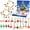 B, variant on 24 Days Christmas Advent Calendar Jewelry Making Kit, DIY Craft Set with Charms, Beads, Bracelet for Kids, Teens, Women