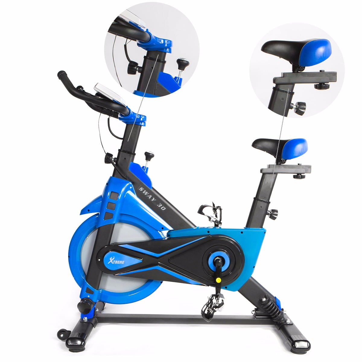 xtremepowerus indoor cycling exercise bike