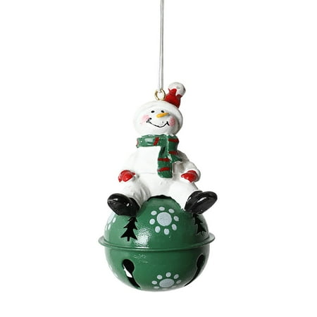 

Christmas Painted Resin Snowman Iron Bell Pendant Creative Decorations Christmas Tree Pendant Stained Glass Window Panel Abstract 50 Ft Garland Led Cute Car Ornament Decorative Eggs Chandelier