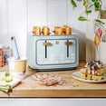 thumbnail image 5 of Beautiful 4-Slice Toaster with Touch-Activated Display, Hydrangea by Drew Barrymore, 5 of 15