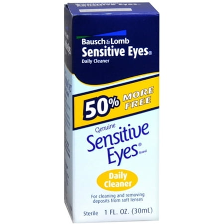 Bausch & Lomb Sensitive Eyes Daily Cleaner 30 mL (Best Daily Contact Lenses Review)