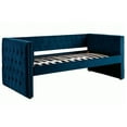 thumbnail image 3 of Furniture of America Myah Fabric Nailhead Daybed with Trundle, Navy, 3 of 6