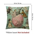 thumbnail image 4 of nygtbtfer Throw Pillow Covers Set of 2 Wild Village Cute Moon Green Velvet Cozy Decorative for Office Bedroom Sofa Pillow White, 4 of 7