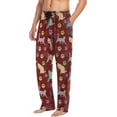 thumbnail image 5 of FREEAMG Cat Cotton Pajama Pant for Men, Super Soft Lightweight Lounge Pajama Bottoms Drawstring Sleepwear Pant with 2 Pockets, 5 of 7