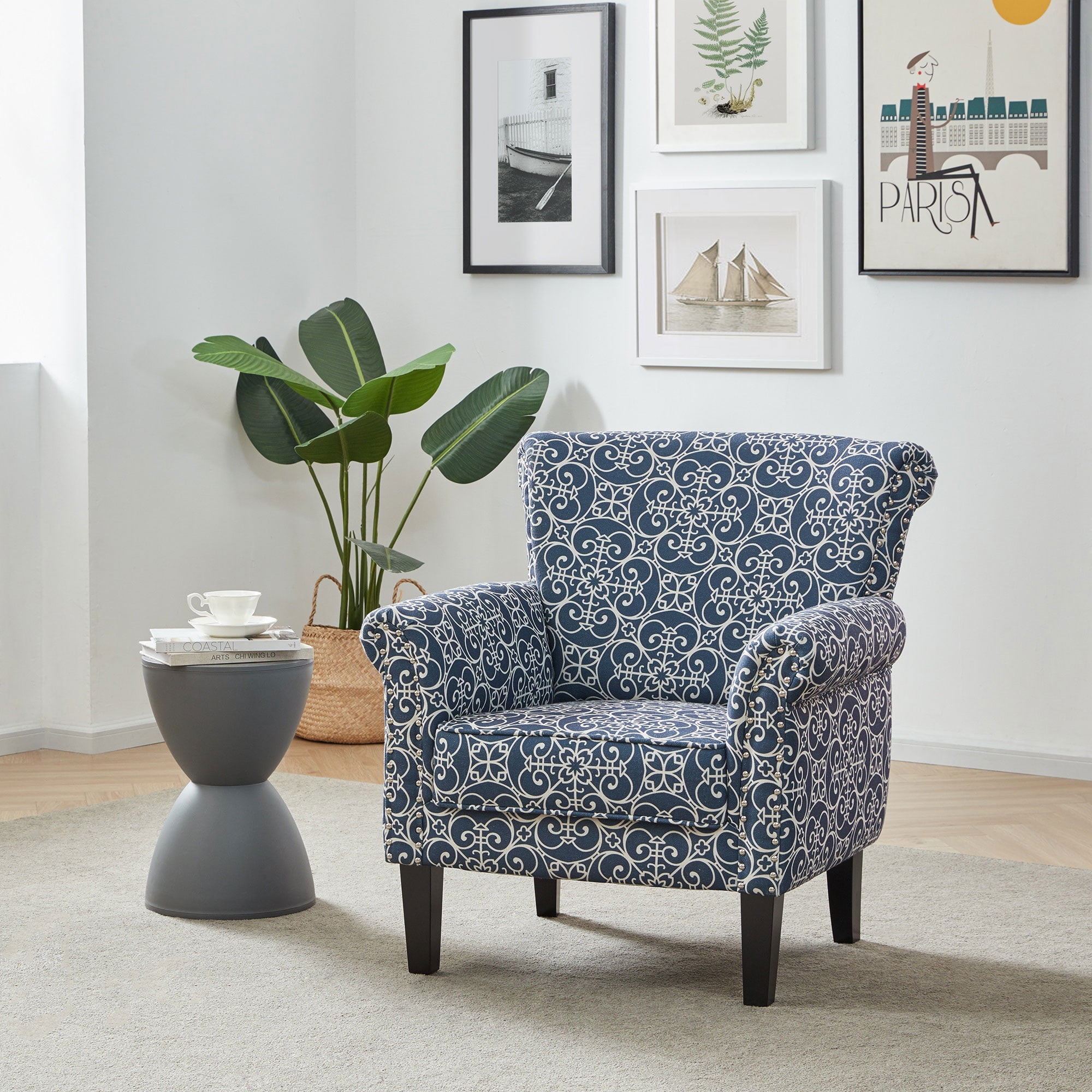 Upholstered Accent Chairs With Arms