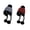 Black+Red, variant on Women's Winter Beanie with Fleece Lining & Pom Pom, Cute Earflap Knit Hat for Snow Skiing & Outdoor Cold Weather