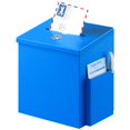 thumbnail image 2 of xydled Wall Mounted Suggestion Box,Ballot Box,Donation Mailbox with 50 Suggestion cards,Metal Suggestion Box with Lock,Key Drop Box,collection Box,87x 59x 71inch, 2 of 4