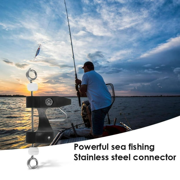 Práctico portátil Trolling Clip Outrigger Downrigger Release Connectors Abrazaderas de pesca Equipo para barco Kayak Cometa Pesca